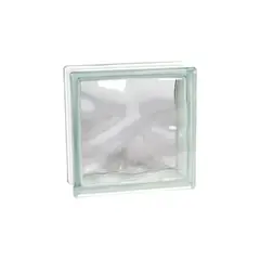 Glass brick Green Nest Clear Cloudy 190x190x80 mm