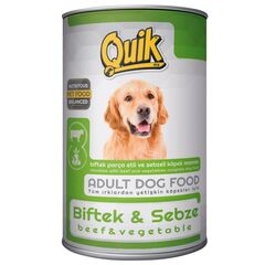 Canned food for dogs Quik beef and vegetables 415g