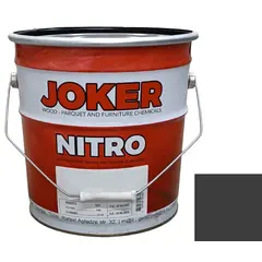 Краска нитроцеллюлозная Joker черная глянцевая 12 кг