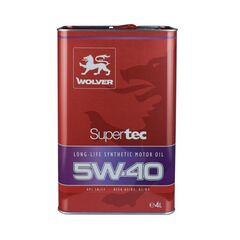 ზეთი ძრავის Wolver Supertec SAE 5W-40 4 ლ