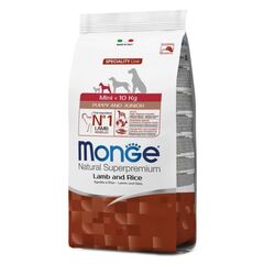 Сухой корм для щенков малой породы баранина и рис Monge 2.5 кг
