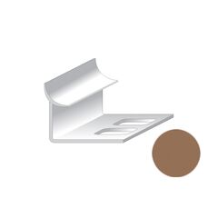 Inside corner for tiles Salag PVC 9/2500 mm caramel