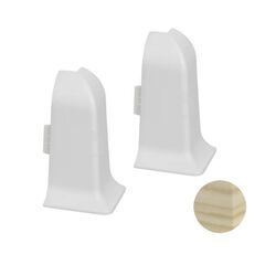 Наружный угол для плинтуса VOX PVC Magnum M-801 ясень королевский 2 шт.