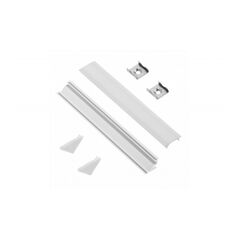 Profile kit GLAX GTV LED strip 2m matt corner