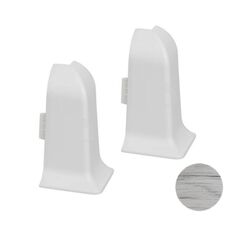 Inside corner for plinth VOX PVC Smart Flex BF-5132 oak steel 2 pc.