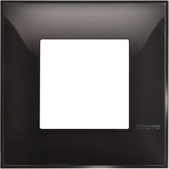 Frame Bticino 2 module black Classia