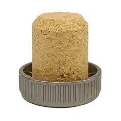 Пробка Micro 29x9 27x19.5 мм 6 шт серебряная