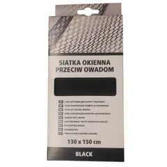 Сетка противомоскитная Kaem 130x150 см черная