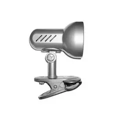 Clothespin lamp short Lamkur 1хE14 40W silver