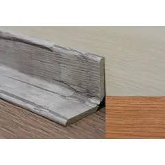 Corner decorative universal Super Profil 0354 SM mini 2800x54x3 мм oak