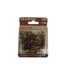 სჭვალი ხის მაგარიზედაპირი Koelner 3,5x30 მმ 35 ც B-TS-3530  ბლისტი