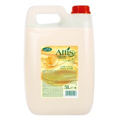 Liquid soap Attis Gold drop milk and honey 5 l