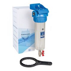 ფილტრი Aqua filter ''10'' FHPR1-3V_R ქანჩით და საკიდით