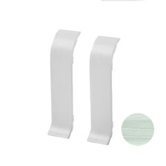 Соединение для плинтуса VOX PVC Smart Flex BF-5130 дуб бианко 2 шт.
