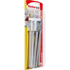 დიუბელი სჭვალით გაყოფილი თავით Fischer N8x120/80 S 6ც  45479
