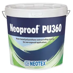 Elastomeric waterproofing coating Neotex Neoproof PU360 13 kg