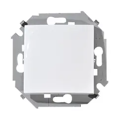 Switch without frame Simon 15 1591101-030 1 key white