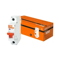 ავტომატური ამომრთველი TDM 1P 1 A 4.5kA ВА47-29