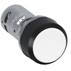 ღილაკი ABB ფიქსაციის გარეშე თეთრი 22 mm 2NO
