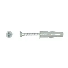 Universal dowel Gray 10 mm with screw Koelner 6.0x60 mm 100 pcs -10+660