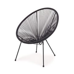 Стул черный Gardex Rattan