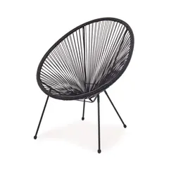 Стул черный Gardex Rattan