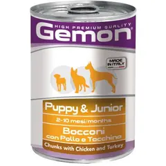 Wet food for puppies turkey and blueberries Monge 415 g