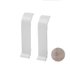 Соединение для плинтуса VOX PVC Smart Flex BF-545 дерево африканское 2 шт.