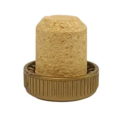 Пробка Micro 29x9 27x19.5 мм 6 шт золотая