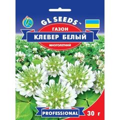 Газонная трава семена GL Seeds Клевер белый 30г