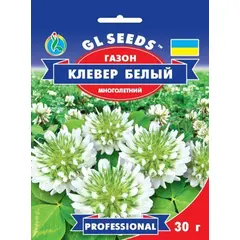 Газонная трава семена GL Seeds Клевер белый 30г