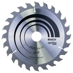 Circular disc Bosch Optiline Wood 210x2.8x30 mm 24