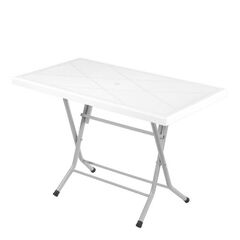Folding table MENEKŞE White 115x65