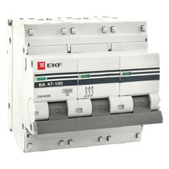Circuit breaker EKF MCB47100-3-125C-PRO C125
