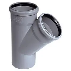 Tee of internal sewerage Armakan 110/110/110mm / 45°
