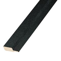 Finishing bar Super Profil MDF 1238 black 2800x38x12 mm