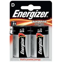 Battery Energizer D Alkaline Power 2 pcs