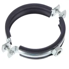 Metal clamp with rubber band Ascelik Ø5 cm