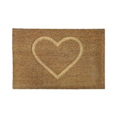 Mat Hamat BV E-Coco Embossed Heart 40x60 cm