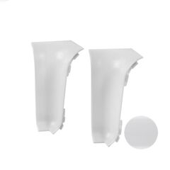 Inside corner for plinth Salag PVC Universal NG white