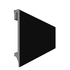 Skirting board VOX Profile Espumo ESP506 2400x120x16 mm black