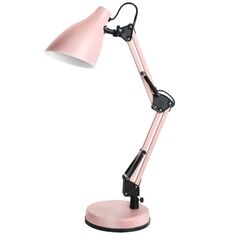Лампа настольная Camelion 230V E14 металл розовый KD-331 C14