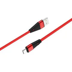 კაბელი microUSB Borofone BU10 1.2 მ წითელი