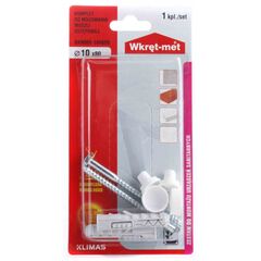 WC pan fixing kit Wkret-met BKMMX-10080B 10x80 mm white