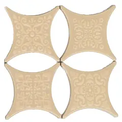 Вставка Absolut keramika ESTRELLA SET CORE BEIGE 6,7x6,7 см