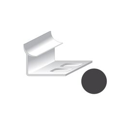 Inside corner for tiles Salag PVC 9/2500 mm anthracite