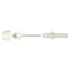 Washbasin fixing kit Koelner KPU100 white 2 pcs B-KPU-100