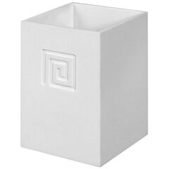 ჭიქა კბილის ჯაგრისებისთვის Bisk MEANDER TUMBLER WHITE