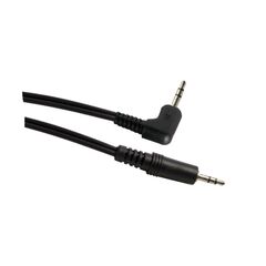 კაბელი ხმის Dpm 2X 3.5 mm jack male შავი 0.8 მ