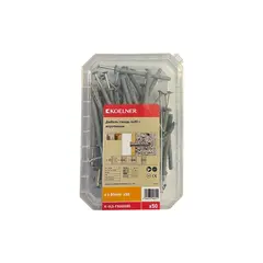 Дюбель гвоздь с воротником Koelner 50 шт K-SL5-FX06K080 коробка